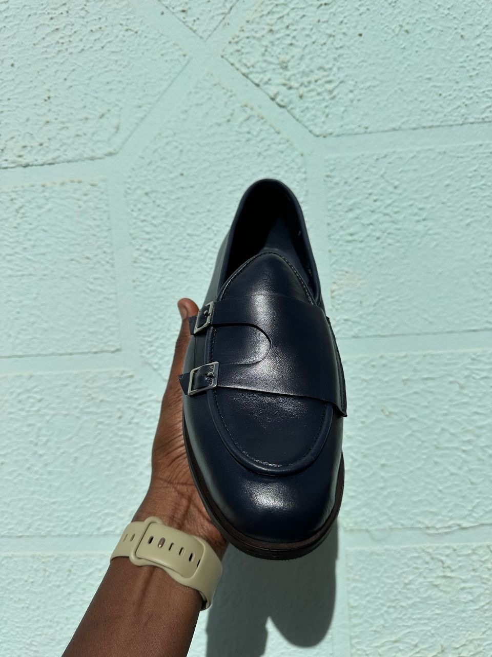 Chaussures en daim et en cuir