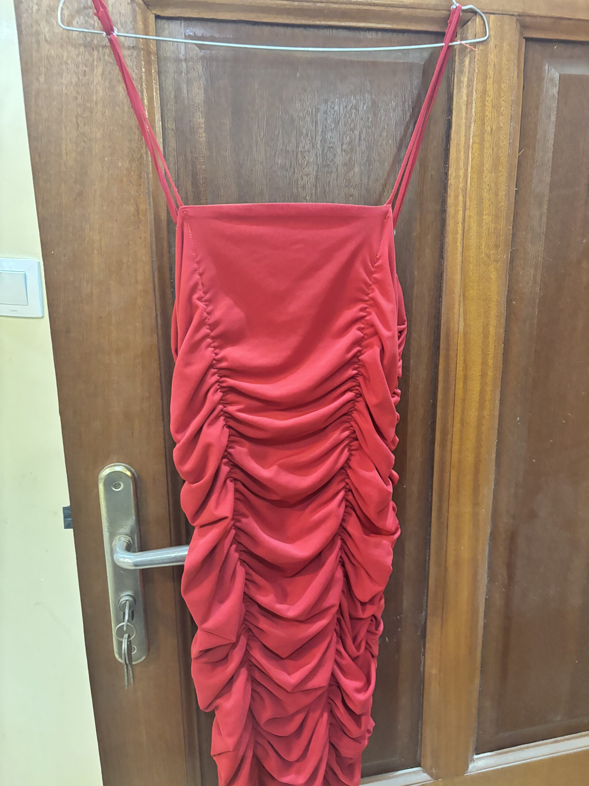 Mini robe rouge