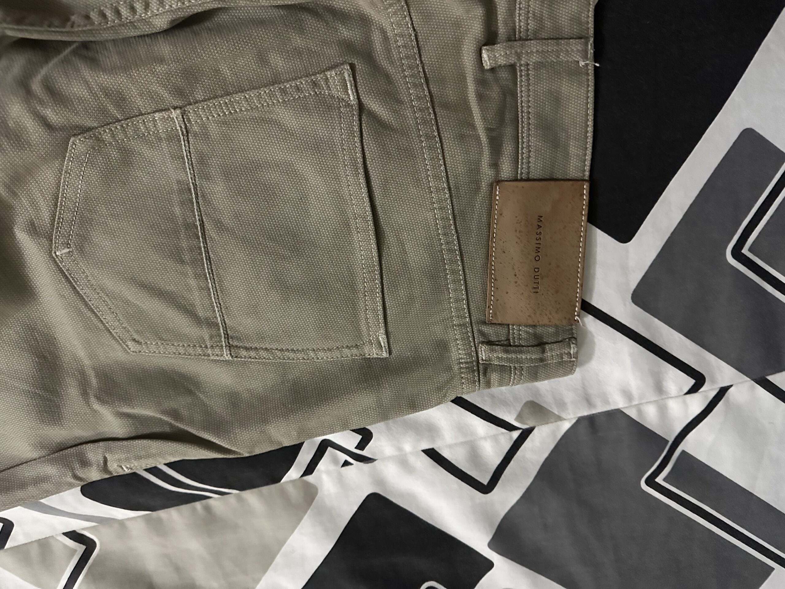 Pantalon kaki Massimo duti – Image 3